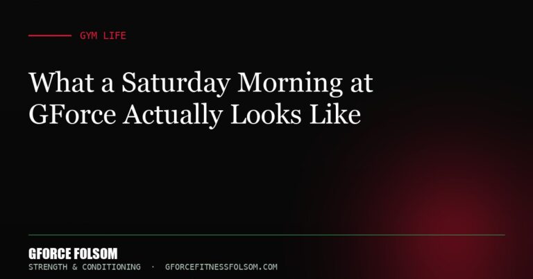 What a Saturday Morning at GForce Actually Looks Like
