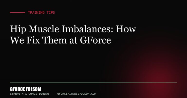 Hip Muscle Imbalances: How We Fix Them at GForce